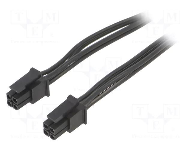 Cable; female-female; PIN: 4; 0.8m; 4A; Insulation: PVC; TLYp ESPE KABX-4PFF-L800