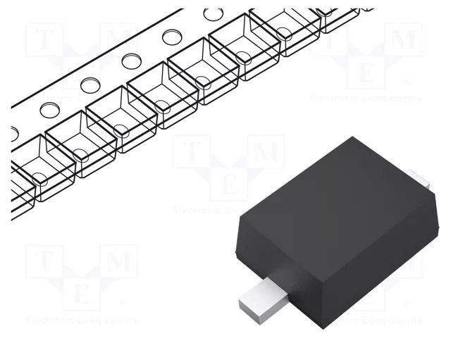Diode: Zener; 200mW; 15V; SMD; reel,tape; SC90A,SOD323F; 100nA ROHM SEMICONDUCTOR UDZVTE-1715B