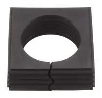 CABLE GROMMET, OPEN, TPE, BLACK 2583650000