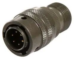 CIRCULAR CONNECTOR PLUG, SIZE 10, 6 POSITION, CABLE PT06A-10-6P.