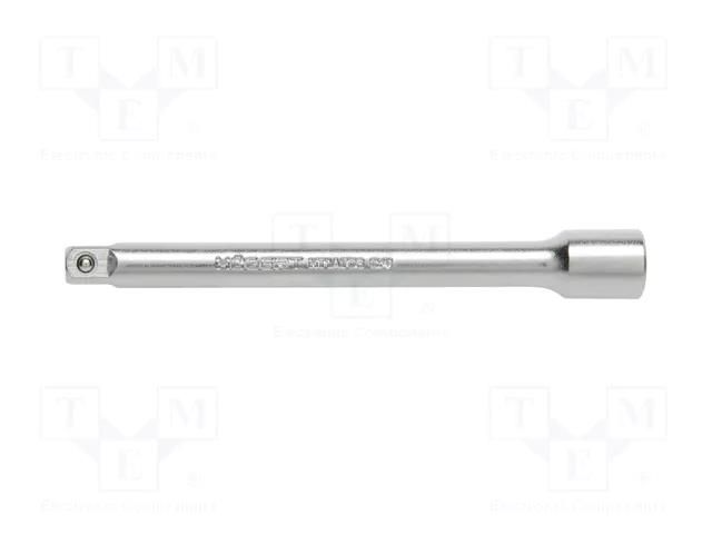 Extension; 1/4"; Chrom-vanadium steel; 152mm; socket HÖGERT TECHNIK HT1A705