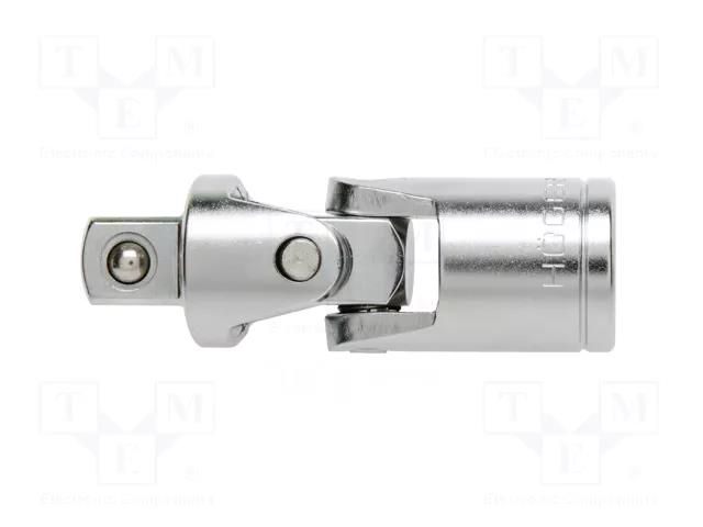 Universal joint; 1/4"; Chrom-vanadium steel HÖGERT TECHNIK HT1A755