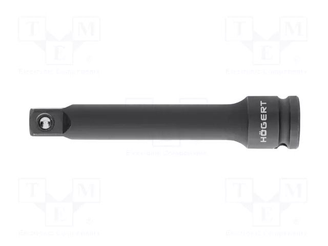 Extension; impact; Chrom-molybdenum steel; 75mm; socket; 1/2" HÖGERT TECHNIK HT4R302