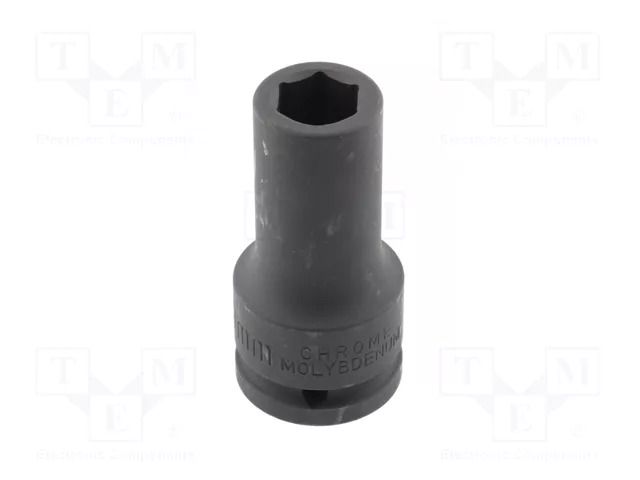 Socket; 6-angles,socket spanner,impact; HEX 21mm; 3/4"; long HÖGERT TECHNIK HT4R112