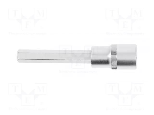Socket; hex key,socket spanner; HEX 5mm; 1/2" HÖGERT TECHNIK HT1S525