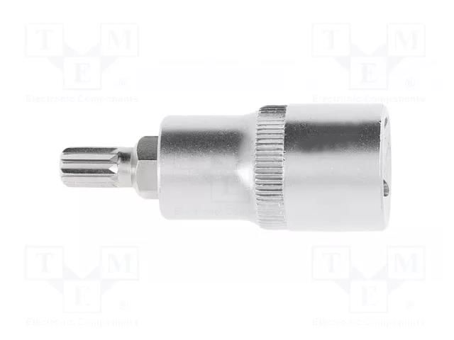 Socket; socket spanner,spline (12-angles); Size: XZN M17; 1/2" HÖGERT TECHNIK HT1S797