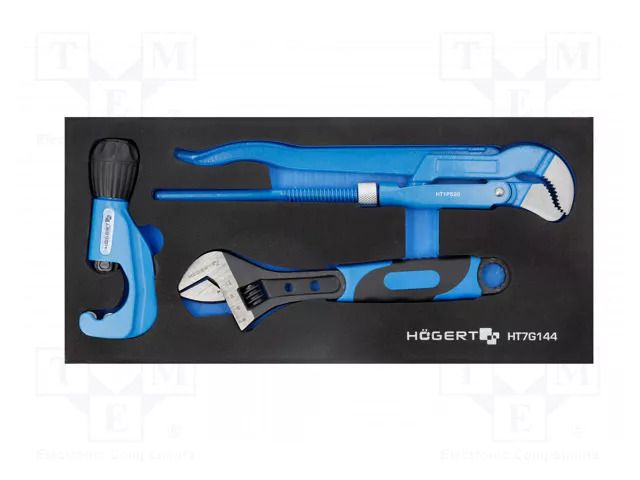 Kit: for assembly work; in a foam tray; 3pcs. HÖGERT TECHNIK HT7G144