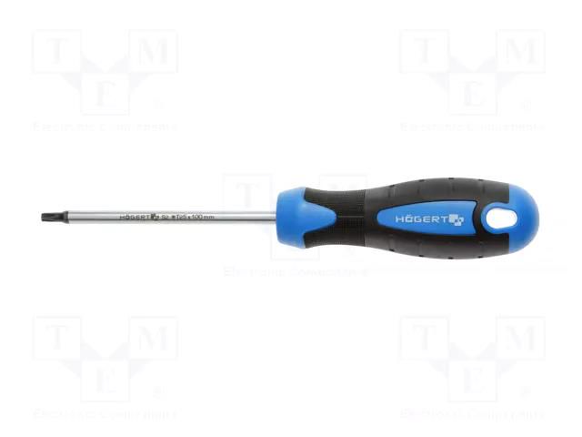 Screwdriver; Torx®; TX25; 100mm HÖGERT TECHNIK HT1S056