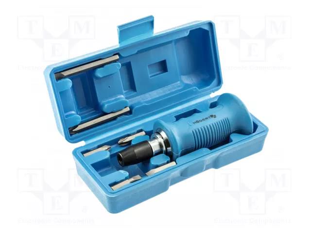 Screwdriver; impact; Phillips,slot; PH2,PH3,SL 6,SL 8 HÖGERT TECHNIK HT1S077