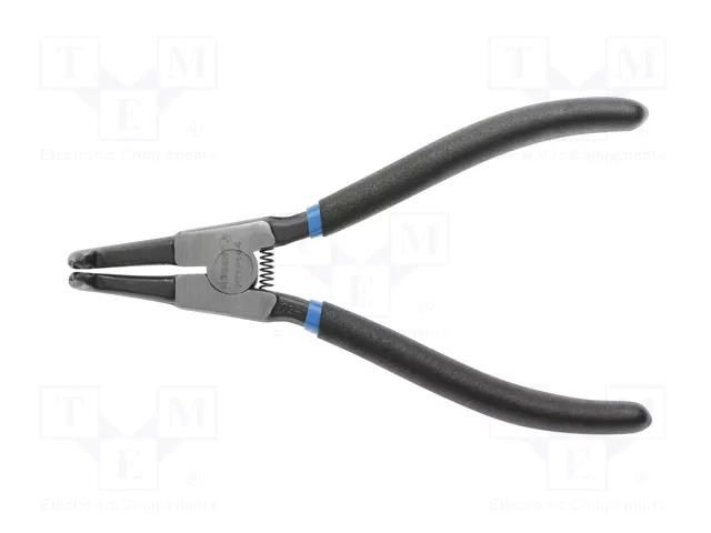 Pliers; for circlip; internal; 19÷60mm; Pliers len: 180mm; angular HÖGERT TECHNIK HT1P144