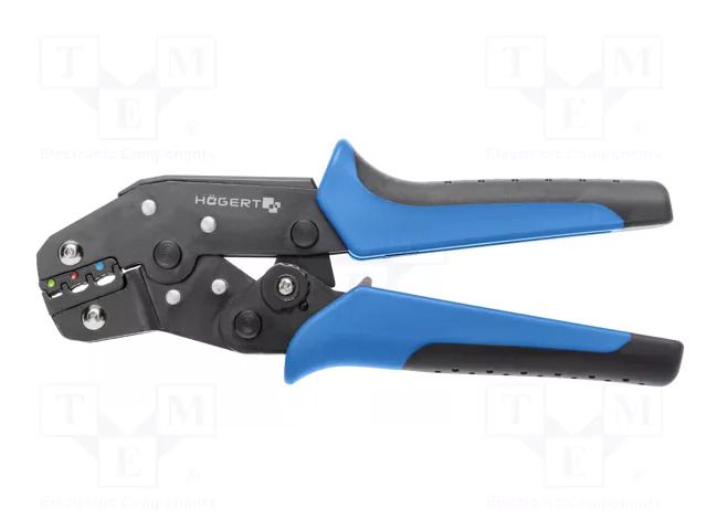 Tool: for crimping; insulated connectors,insulated terminals HÖGERT TECHNIK HT1P160