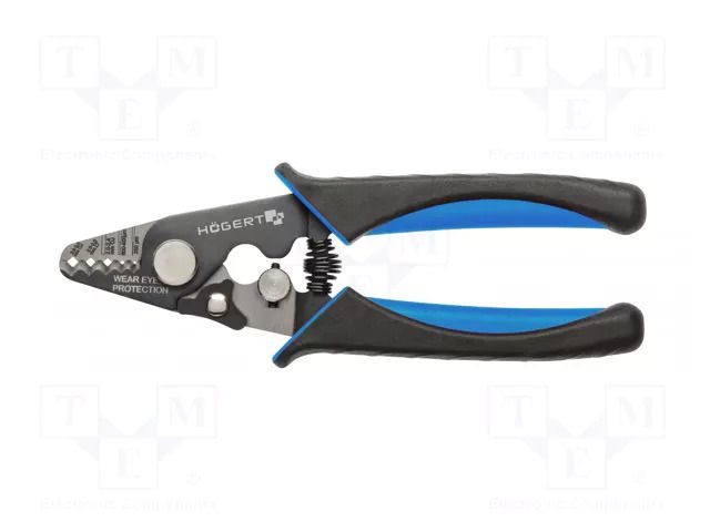 Stripping tool; Wire: fiber-optic; 145mm HÖGERT TECHNIK HT1P186