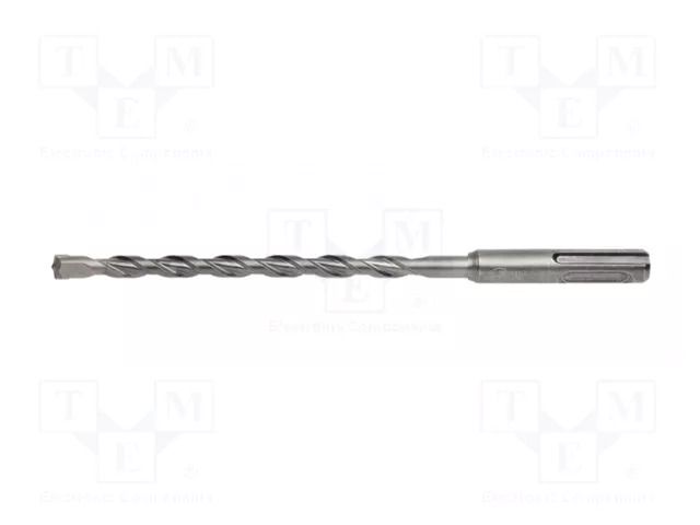Drill bit; for concrete; Ø: 10mm; L: 210mm; tool steel; SDS-Plus® HÖGERT TECHNIK HT7D930