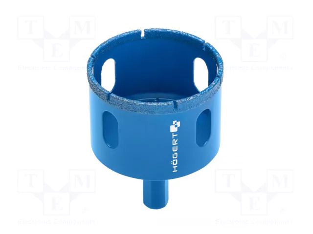 Diamond hole saw; 22mm; ceramics,glaze,drill; Holder: hexagonal HÖGERT TECHNIK HT7D322