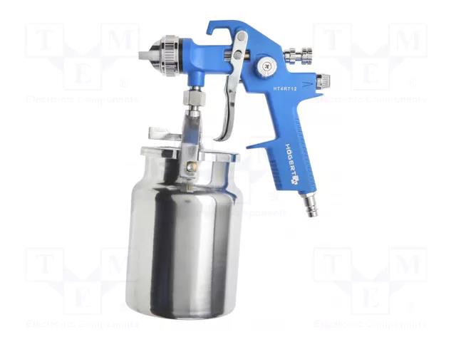 Spray gun; 3.43bar; 283l/min; Connection: 1/4" HÖGERT TECHNIK HT4R712