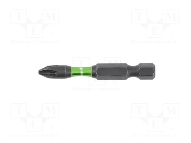Screwdriver bit; Pozidriv®; PZ3; 1/4"; Kind: impact; 2pcs. HÖGERT TECHNIK HT1S158