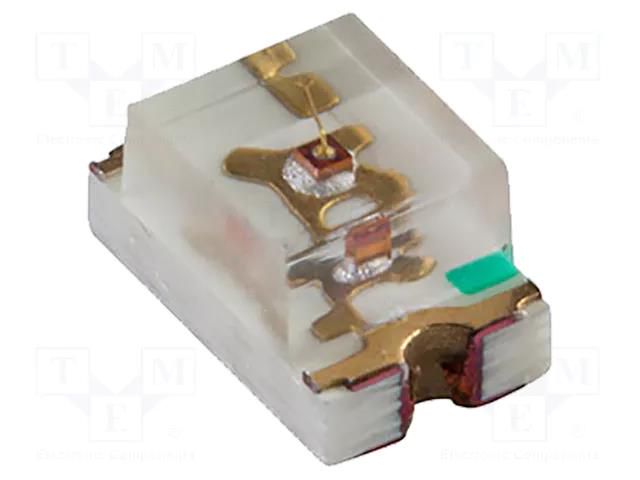 LED; green; SMD; 0805; 2.2mcd; 2÷2.3VDC; 2x1.2mm; 130°; 5mA; λd: 572nm BIVAR SM0805UGC