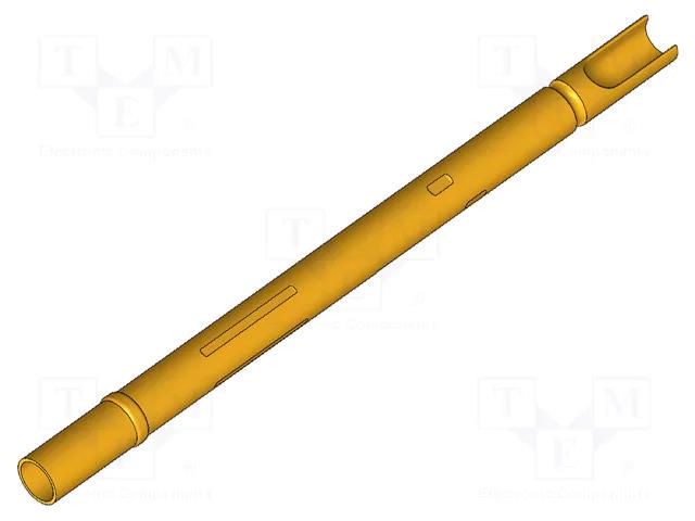 Test probe socket; Contact plating: gold-plated; KS-100 INGUN KS-1003040