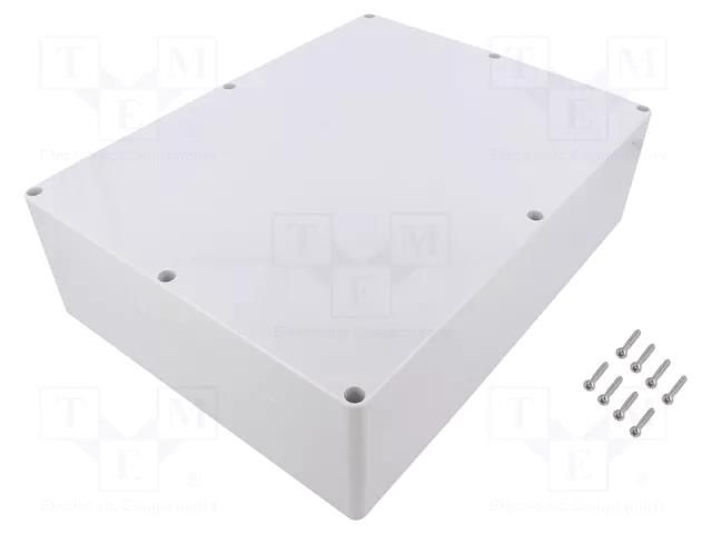Enclosure: multipurpose; X: 230mm; Y: 300mm; Z: 86mm; polycarbonate GAINTA P20295-IP68
