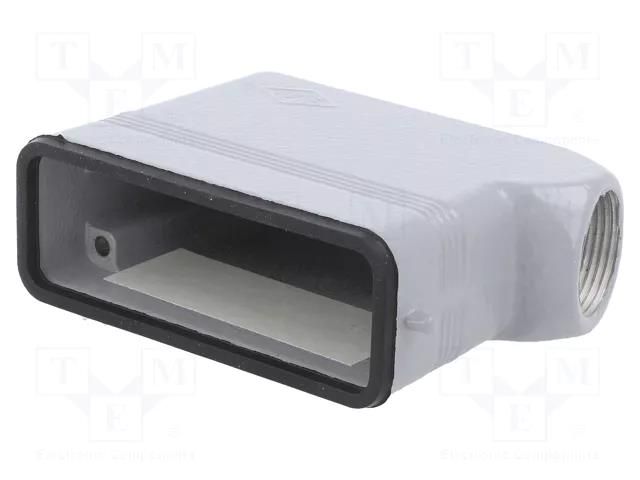 Enclosure: for HDC connectors; IL-BRID; size 66.16; PG16; 66x16mm ILME CZO25L