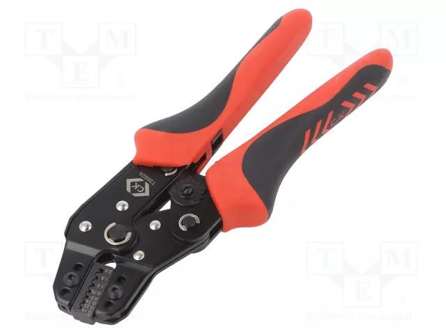 Tool: for crimping; insulated solder sleeves; 0.14÷2.5mm2; 210mm C.K CK-T3692A