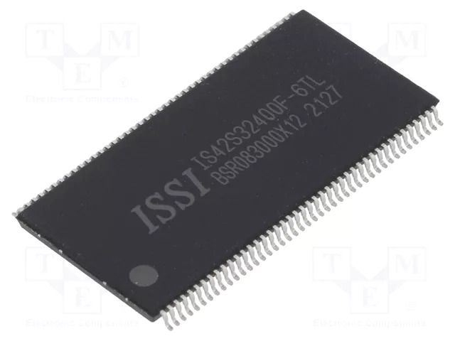 IC: DRAM memory; 128MbDRAM; 4Mx32bit; 166MHz; 6ns; TSOP86 II; tube ISSI IS42S32400F-6TL
