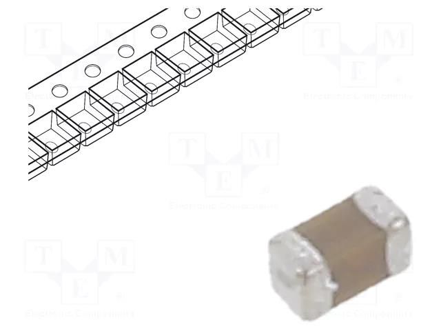 Capacitor: ceramic; 22nF; 25V; X7R; ±10%; 0402 WALSIN 0402B223K250CT