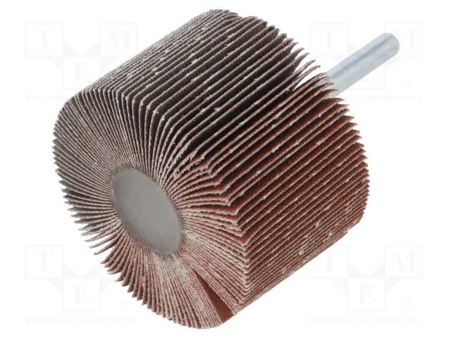 Grinding pin; Granularity: 120; Mounting: rod 6mm; Ø60x40mm PG PROFESSIONAL PG-RG.097