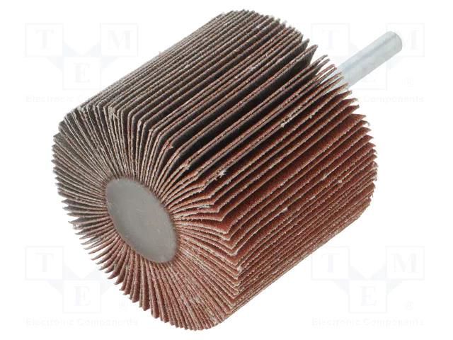 Grinding pin; Granularity: 120; Mounting: rod 6mm; Ø60x50mm PG PROFESSIONAL PG-RG.098