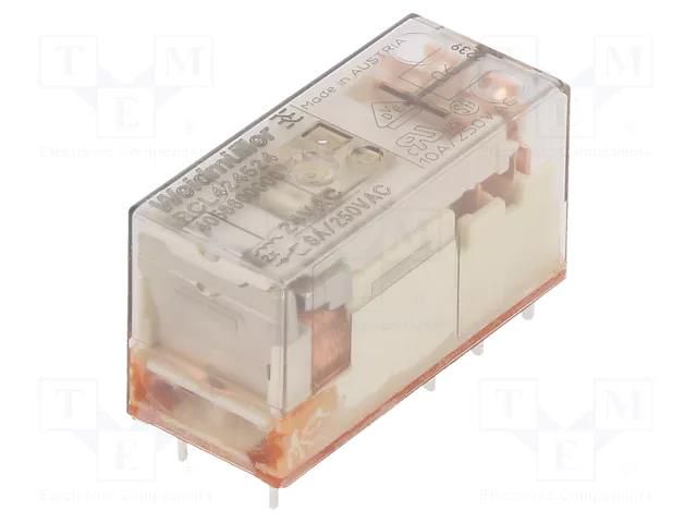 Relay: electromagnetic; DPDT; Ucoil: 24VAC; 8A; RCL; max.250VAC WEIDMÜLLER RCL424524