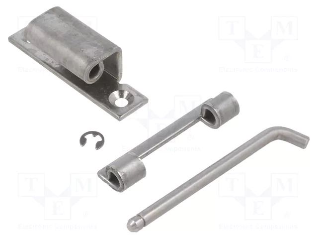 Hinge; stainless steel; natural; 67mm RST ROZTOCZE 3.ST13.001SN