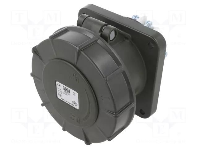 Connector: AC supply 3-phase; socket; female; 63A; 400VAC; IP67 PCE 335-6.U