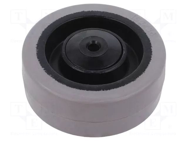 Transport wheel; Ø: 100mm; W: 36mm; rubber; Shore hardness: 65 RADER POGES-100/8K1