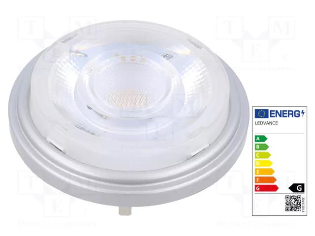 LED lamp; white warm; G53; 12VAC; 450lm; P: 7.3W; 24°; 2700K ams OSRAM 4058075448469