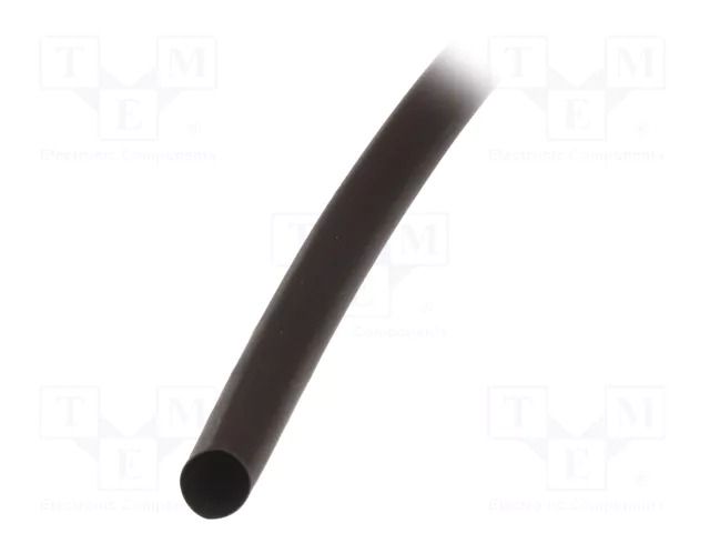 Heat shrink sleeve; 2: 1; 4.8mm; black HELLERMANNTYTON TR27-4.8/2.4-BK