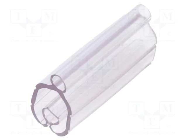 Markers; 8÷16mm; PVC; transparent; -30÷60°C; PT+30; UL94V-0; W: 10mm PARTEX PT+30030K