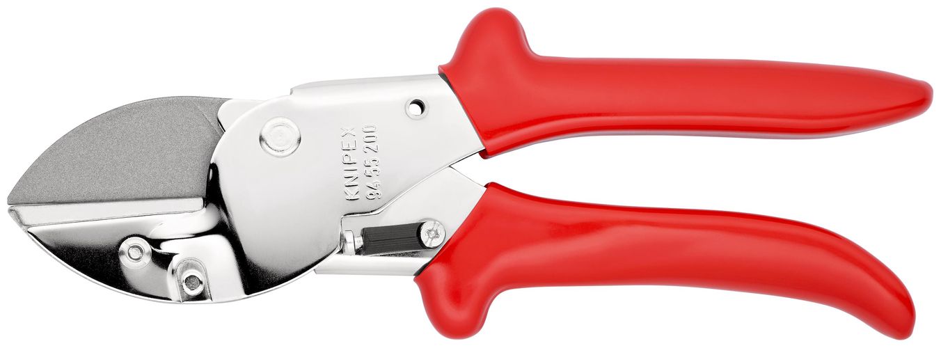 KNIPEX 94 55 200 Anvil shears with plastic handles chrome-plated 200 mm 94 55 200 4003773080763