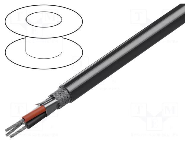 Wire; 3x24AWG; RS232,RS423; stranded; Cu; PVC; chrome; 305m; CPR: Eca BELDEN 9925.0601000