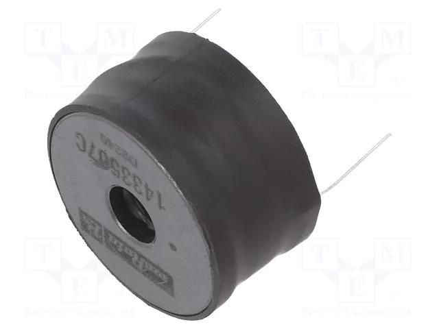Inductor: wire; THT; 3.3mH; 700mA; 1428mΩ; ±15%; 1400; Ø24.4x14mm MURATA 1433507C