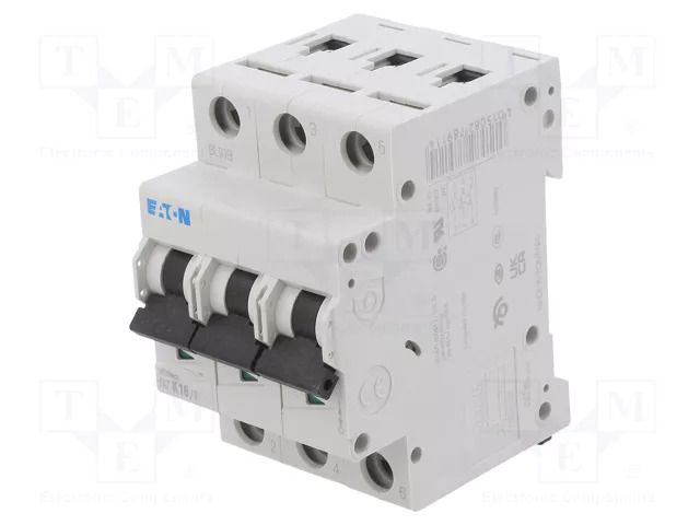 Circuit breaker; 230/400VAC; Inom: 16A; Poles: 3; Charact: K; 15kA EATON ELECTRIC FAZ-K16/3