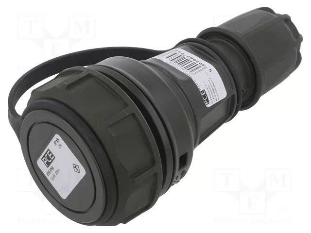 Connector: AC supply; female; socket; 2P+PE; 250VAC; 16A; green PCE 20241-U