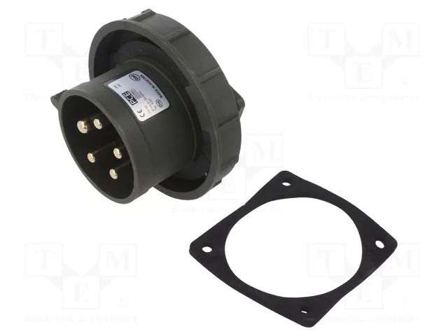 Connector: AC supply 3-phase; socket; male; 32A; 400VAC; IEC 60309 PCE 6252-6.U