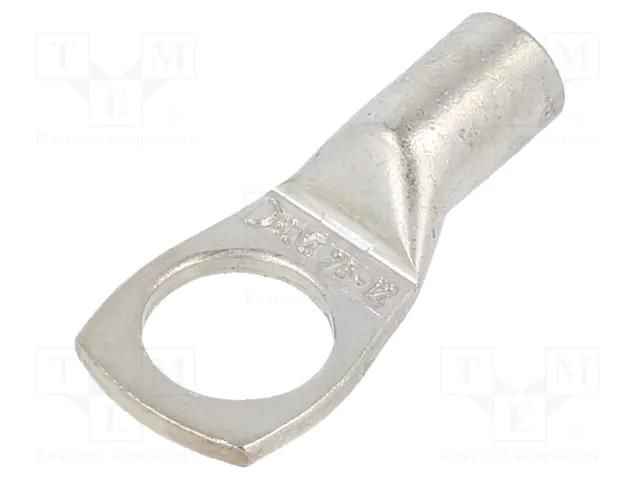 Tip: ring tube; M12; 25mm2; crimped; for cable; tinned; copper; 4AWG BM GROUP BM016491
