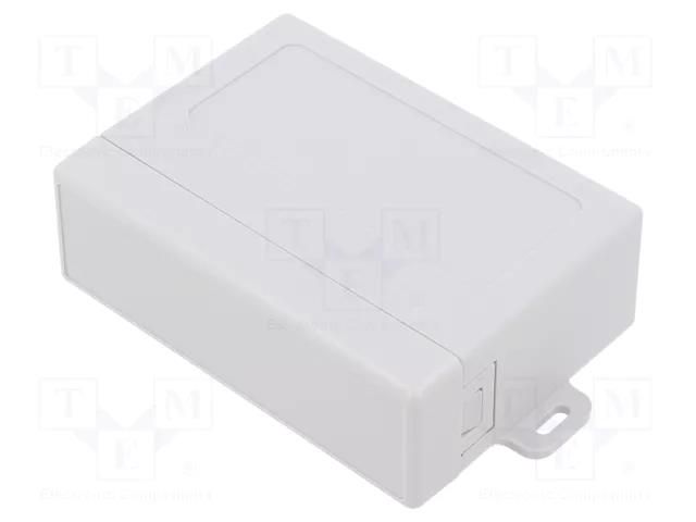 Enclosure: multipurpose; X: 63.3mm; Y: 87.5mm; Z: 29mm; ABS; grey MASZCZYK KM-127G