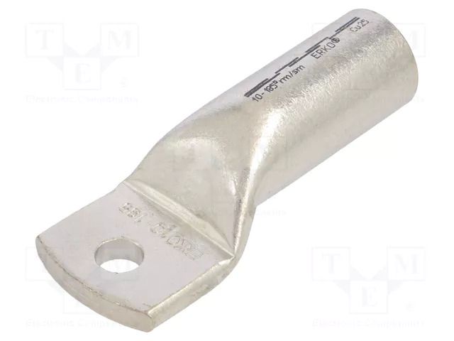 Tip: ring tube; M10; 185mm2; crimped; for cable; tinned; copper ERKO KCR-10-185/10