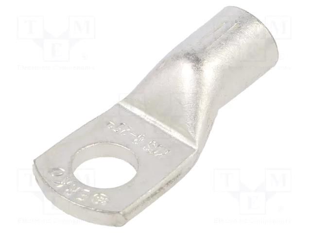 Tip: ring tube; M8; 25mm2; crimped; for cable; tinned; copper; 8.4mm ERKO KCS-8-25/1