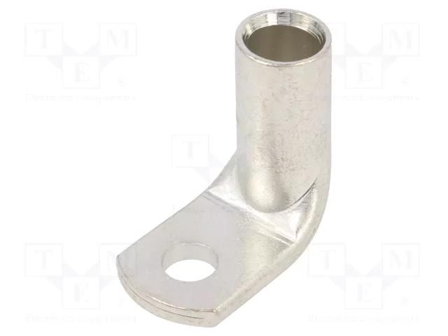 Tip: ring tube; M10; 95mm2; crimped; for cable; angled 90°; tinned ERKO KCS90-10-95/1