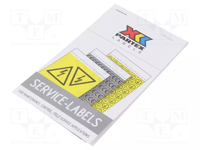 Safety sign; self-adhesive folie,vinyl; black; 16mm; Marking: L1 PARTEX PLB42337
