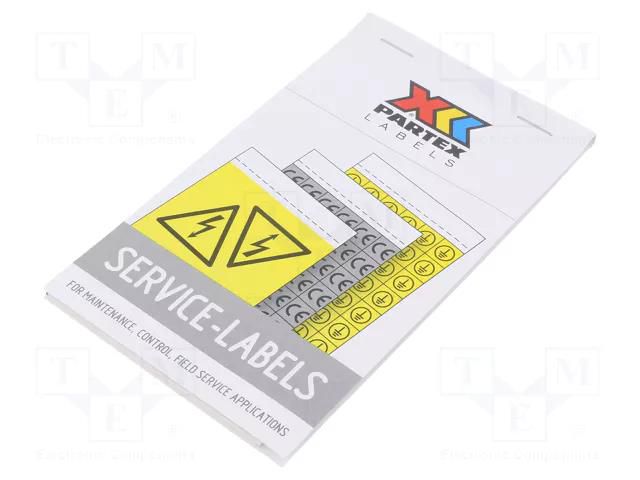 Safety sign; self-adhesive folie,vinyl; black; Marking: L2; 16mm PARTEX PLB42357