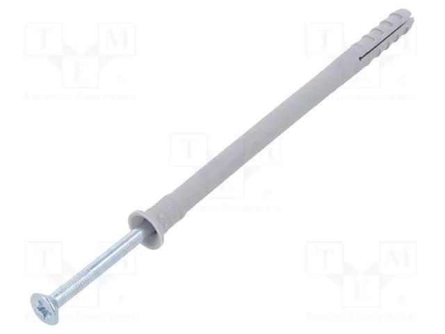 Plastic anchor; with screw; 8x120; zinc-plated steel; N; 100pcs. FISCHER FISCHER-48794